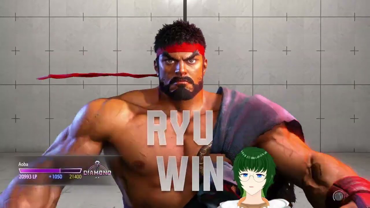 【STREET FIGHTER 6】どんどん連勝していきたい！！ リュウ ダイヤ１ ～ 【雲中蒼葉/ VTuber】【Twitch アーカイブ】