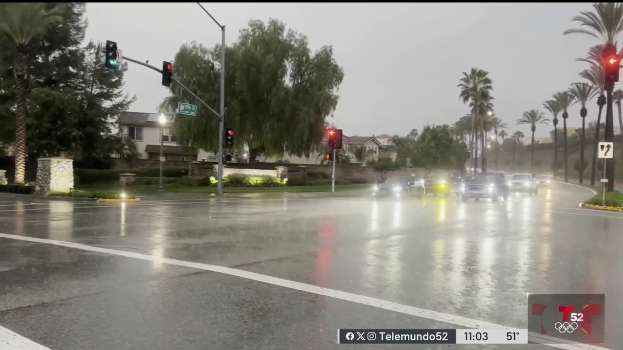 Fuerte tormenta eléctrica impacta el Valle de San Fernando