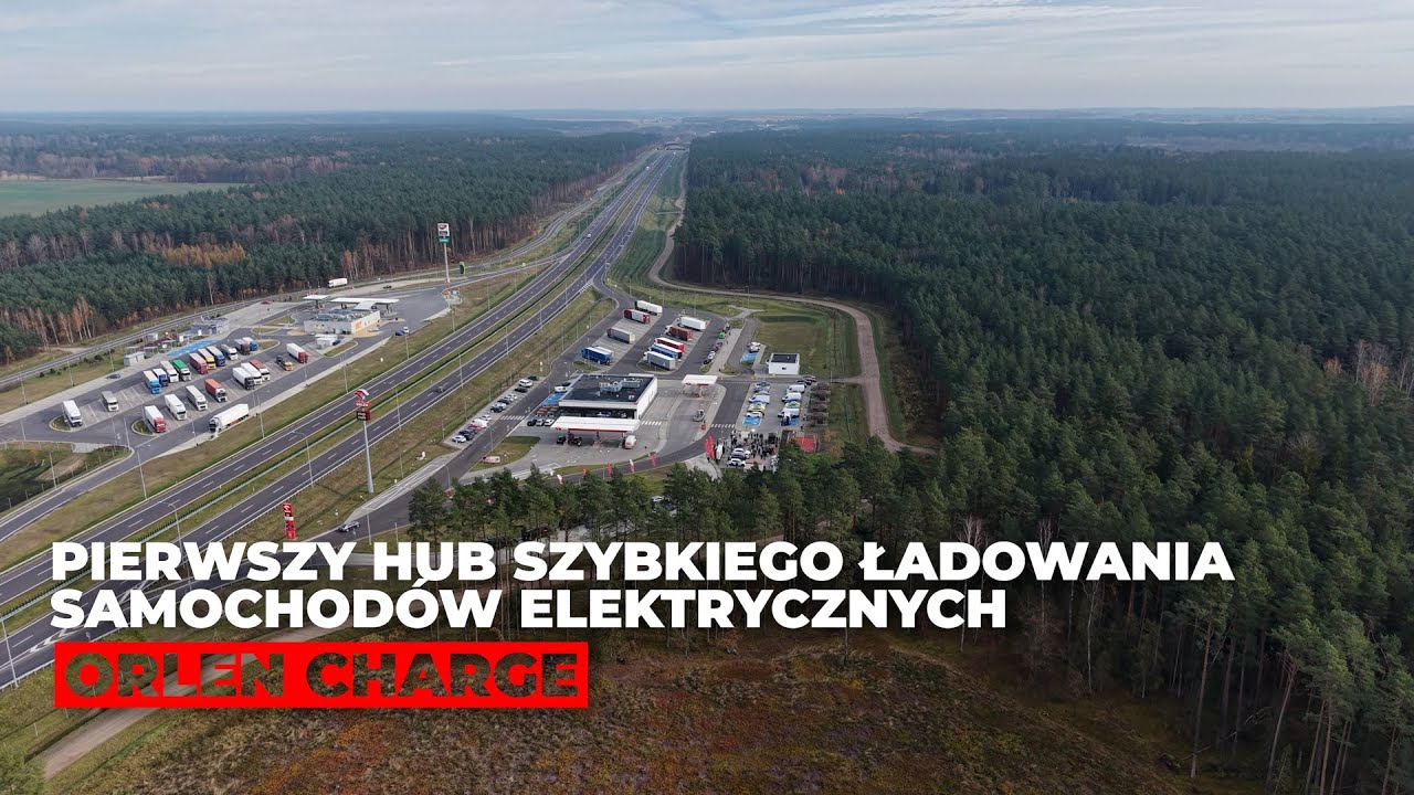 Pierwszy hub szybkiego ładowania samochod&oacute;w elektrycznych ORLEN Charge