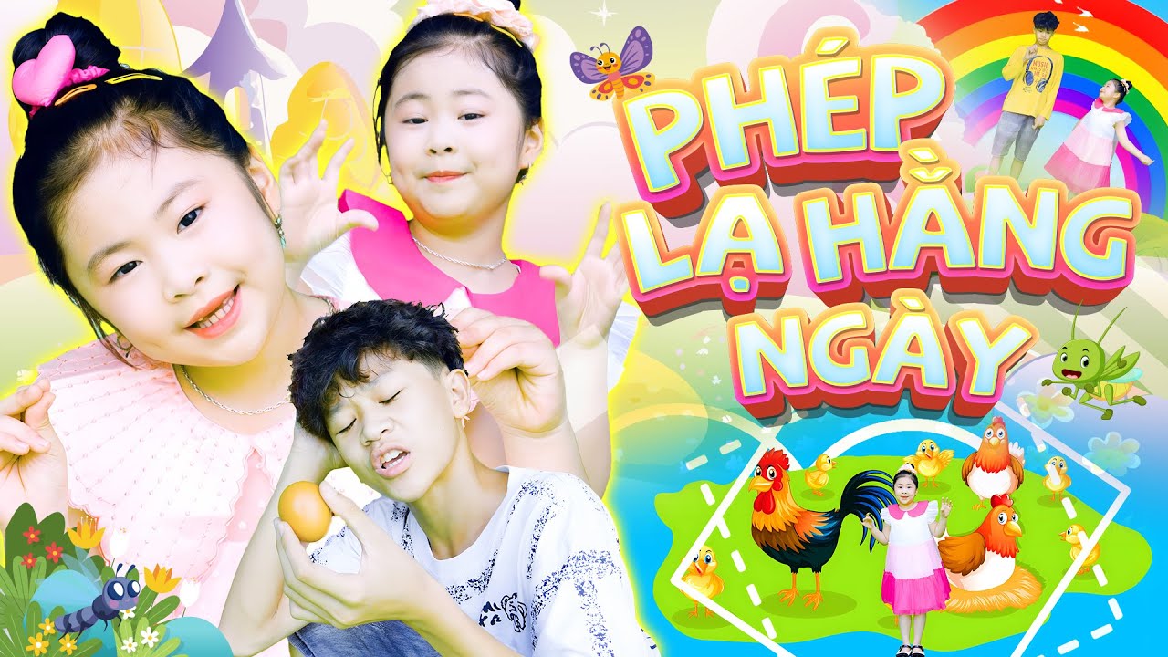 PHÉP LẠ HẰNG NGÀY - BÉ KHÁNH VY | Nhạc Thiếu Nhi Sôi Động Remix Cho Bé Mầm Non - MV 4K