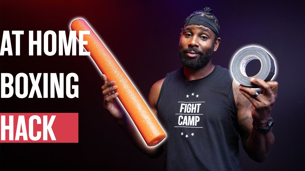 At Home Boxing Training (using HOUSEHOLD ITEMS)