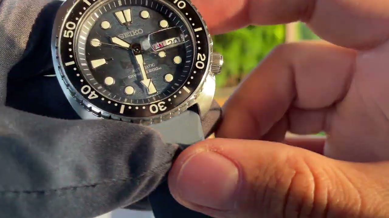 SEIKO Prospex King Turtle Save the Ocean Manta Ray SRPF77K1