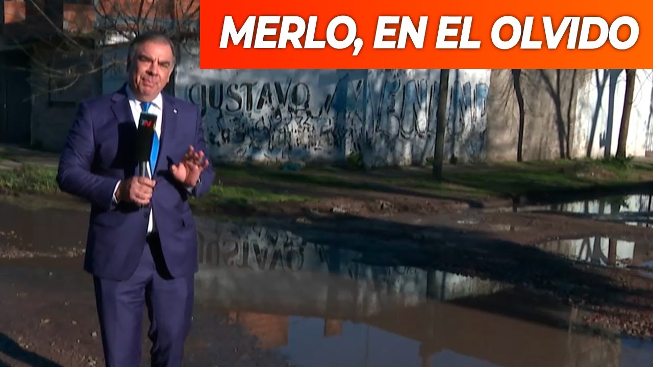 DESIDIA y OLVIDO en MERLO: VECINOS VIVEN INUNDADOS y RODEADOS por la INSEGURIDAD