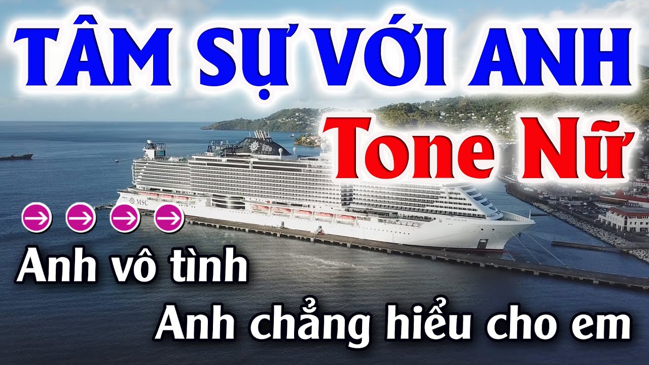 Tâm Sự Với Anh Karaoke - Tone Nữ - Lâm Organ - Beat Hay Dễ Hát