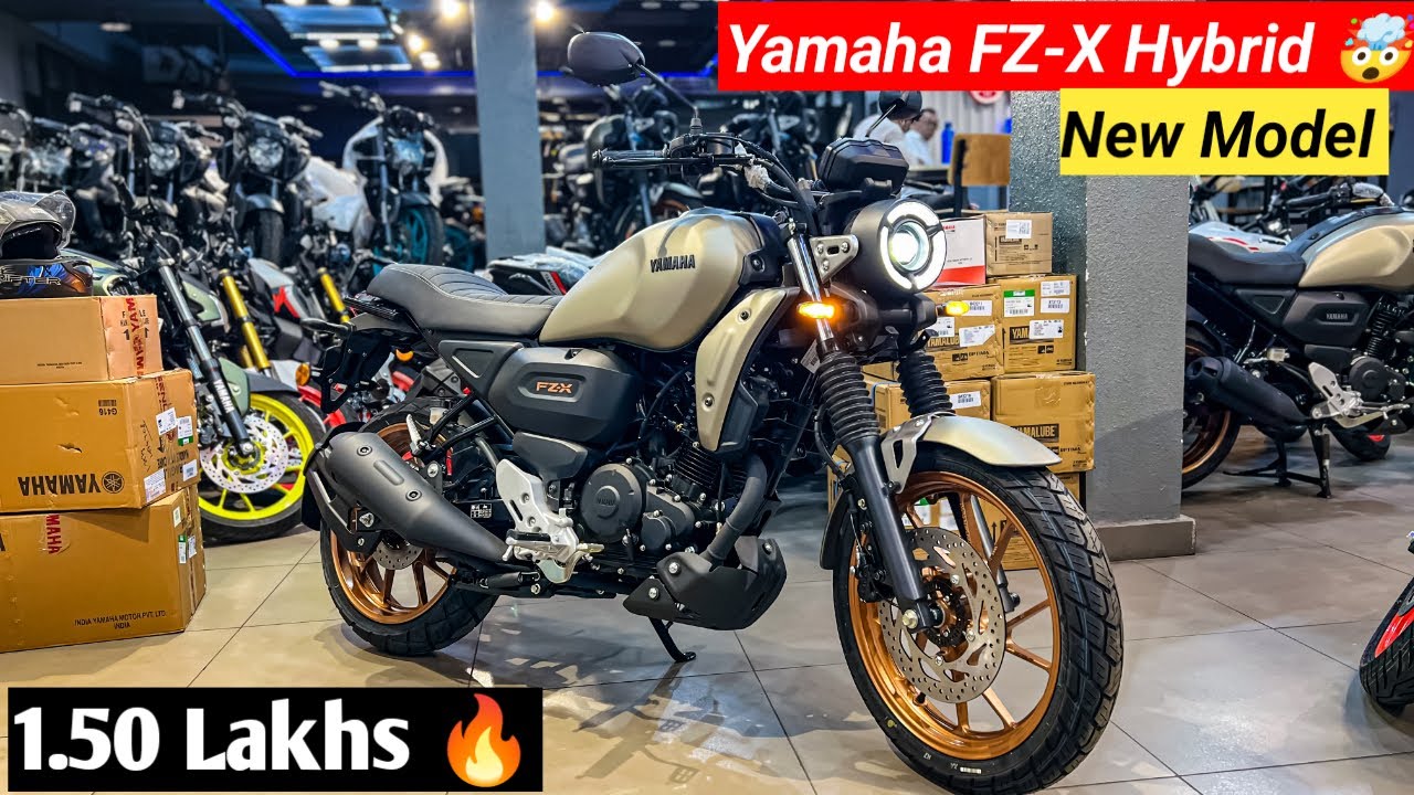 All New 2025 Yamaha FZ-X Hybrid : Detailed Review : Price Mileage Features
