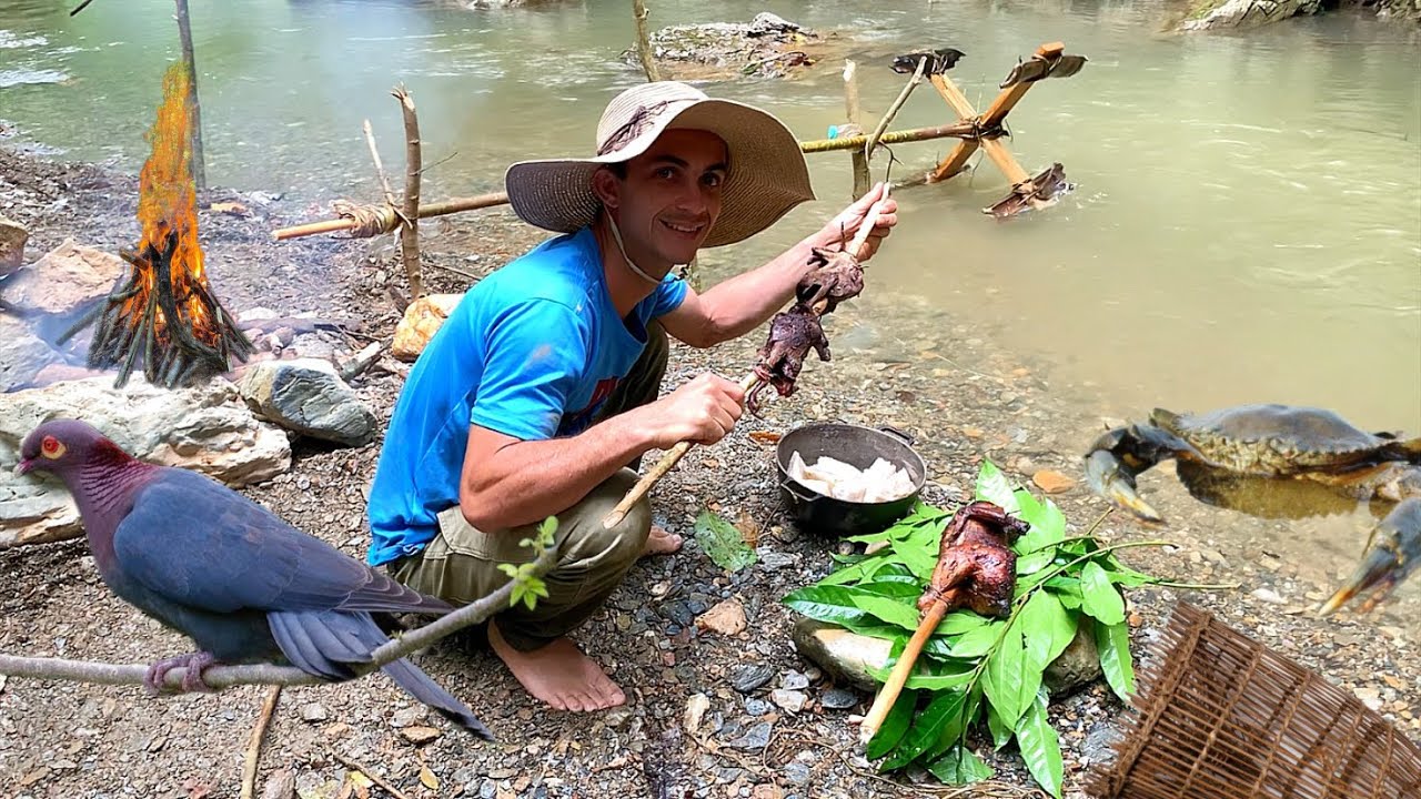&iexcl; TRAMPAS PRIMITIVAS y MOLINO DE AGUA! Supervivencia  Ancestral 