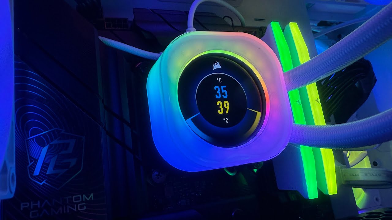 Corsair iCUE LINK TITAN 360 RX RGB lighting