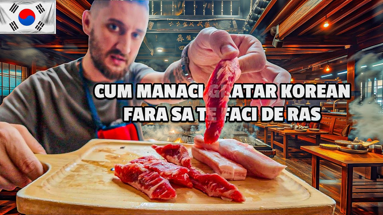 Am încercat faimosul Grătar Korean în Seoul!