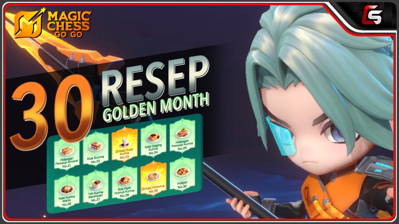30 RESEP DAPUR GOLDEN MONTH Magic Chess Go Go Indonesia #MCreator