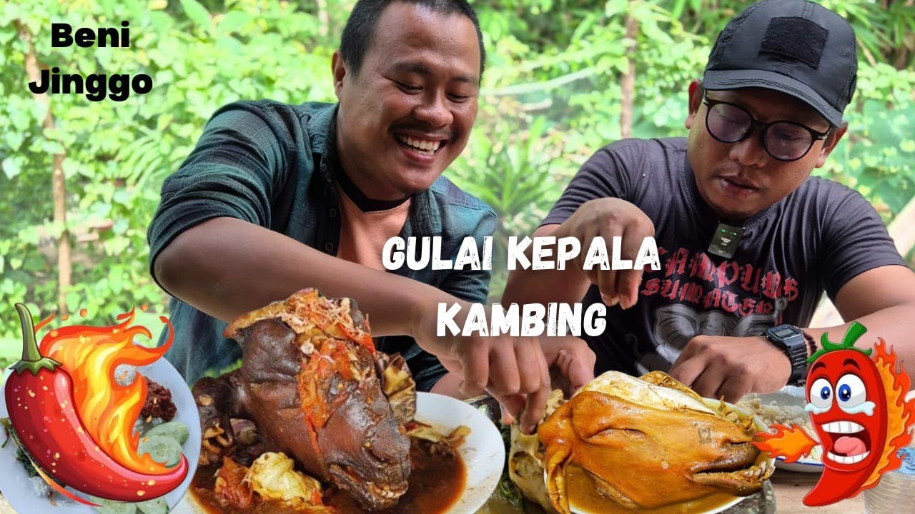 Makan gulai kepala kambing maknyuss 😋