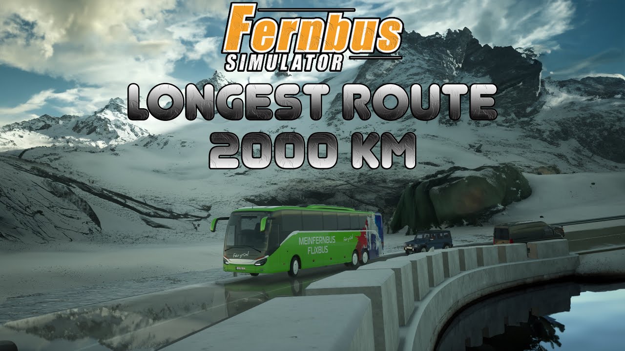 Najdłuższa trasa | Nicea do Wiedeń | Fernbus Simulator | Logitech G29