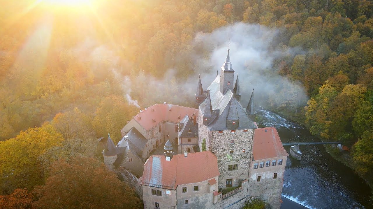 Burg Kriebstein im Herbstkleid | Schl&ouml;sserland Sachsen
