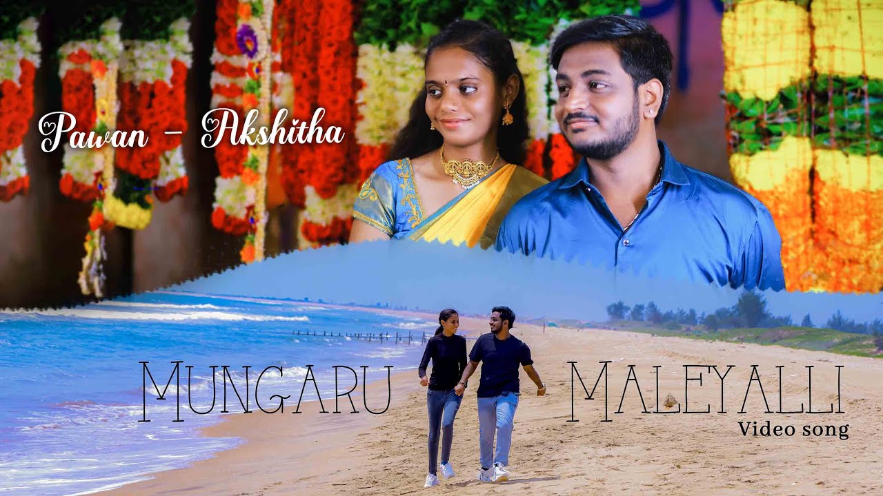 Mungaru Maleyalli | Pre Wedding Song | Pawan + Akshitha | #gkphotography |