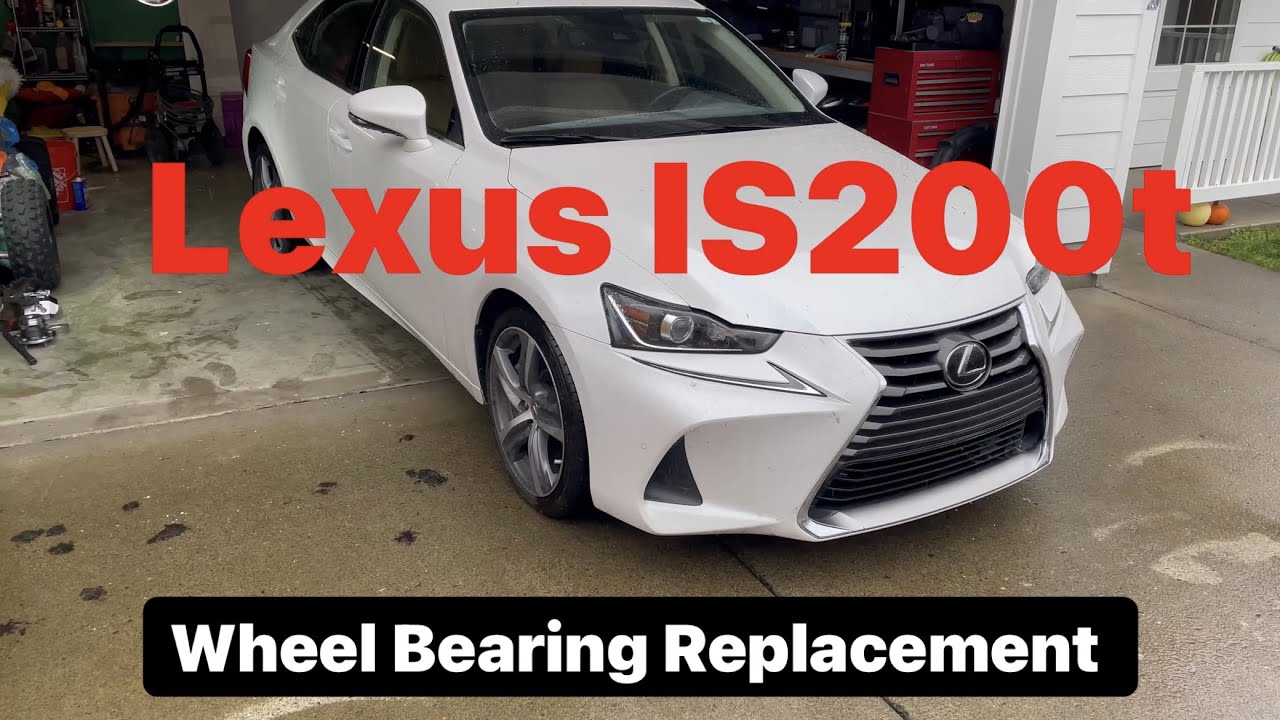 Как заменить задний ступичный подшипник Lexus IS 200t - Как заменить задний ступичный подшипник L...