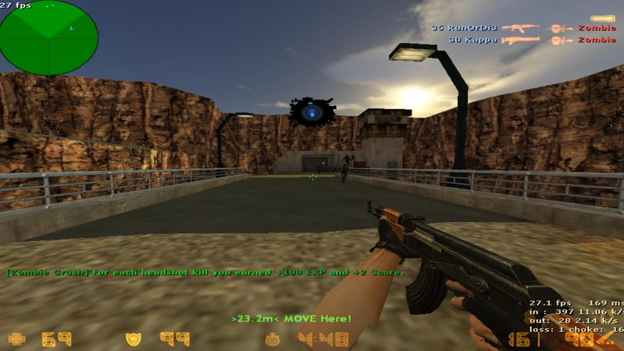 Counter-Strike: Zombie Crush Mod - cs_siege | NEW MOD MADE BY Dark Professional