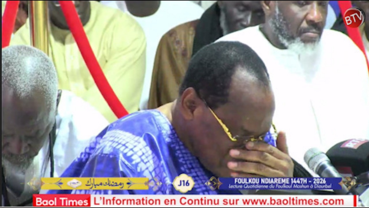 Ndeysane : Mountakha Guèye éclate en larmes en pleine lecture du Foulkou