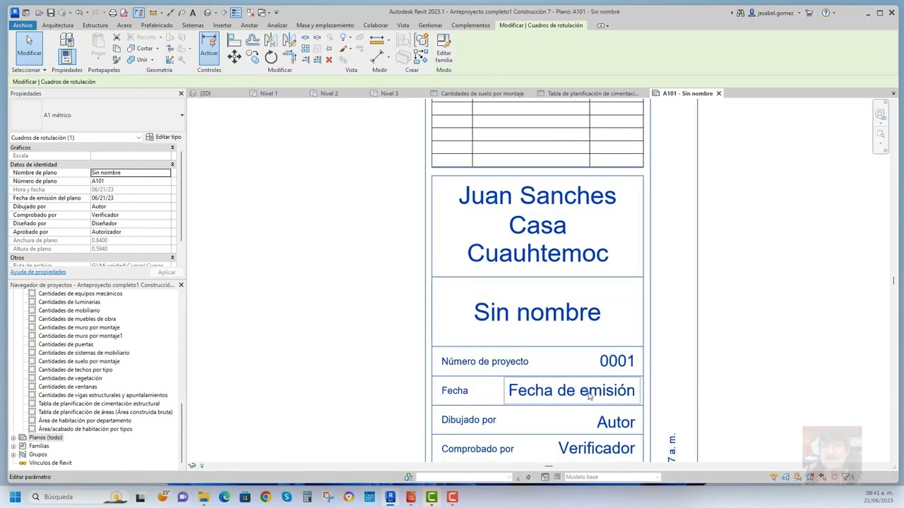 Curso Colegio de Arquitectos Proyecto completo 1