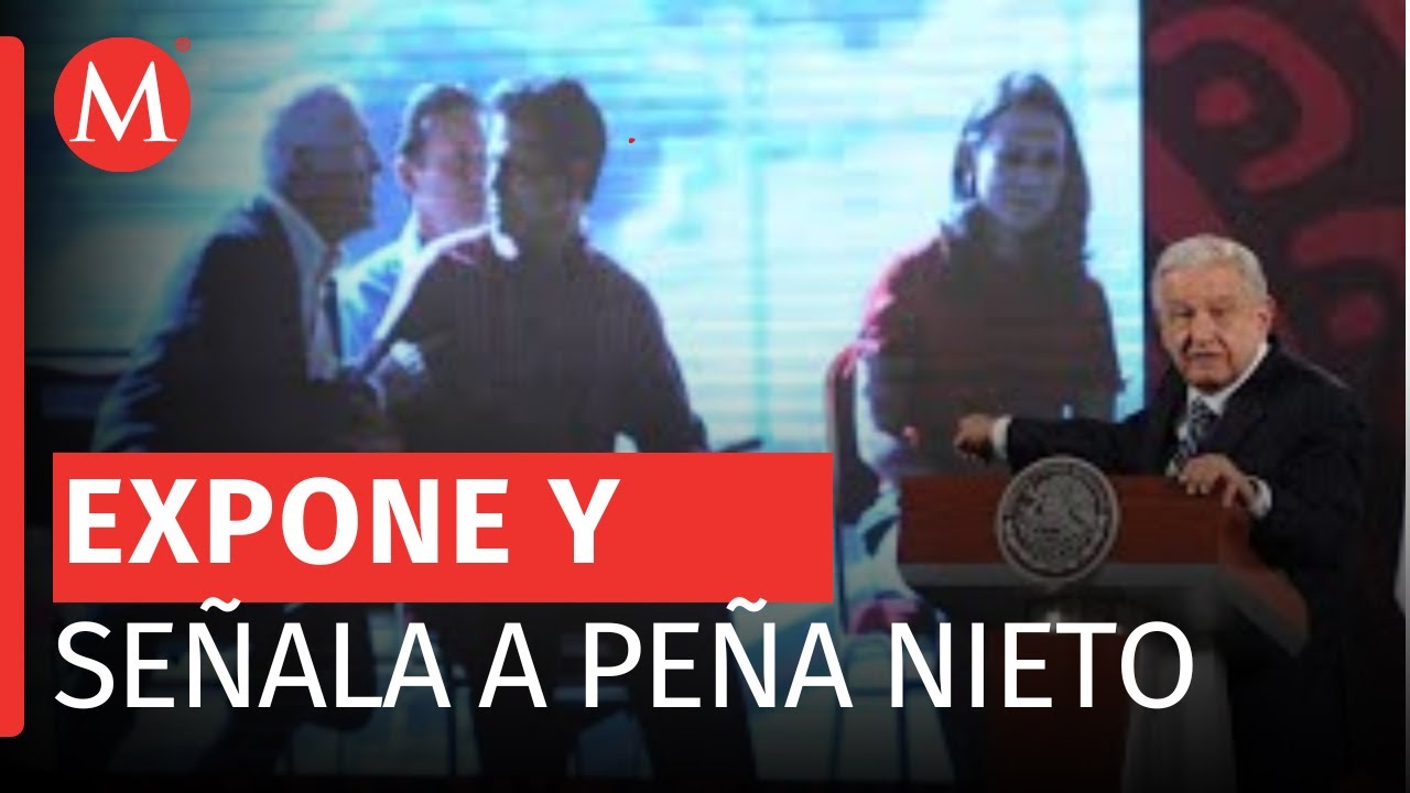 “Miren la arrogancia a un presidente”: AMLO expone imagen Peña con un empresario de OHL