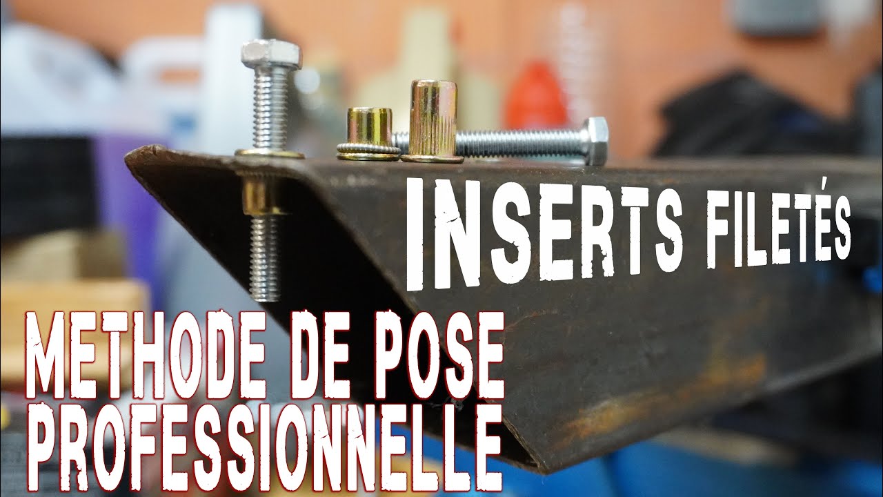 [►Astuce] Voici comment poser des inserts filetés et rivets sans effort - Alternative au fluoperçage