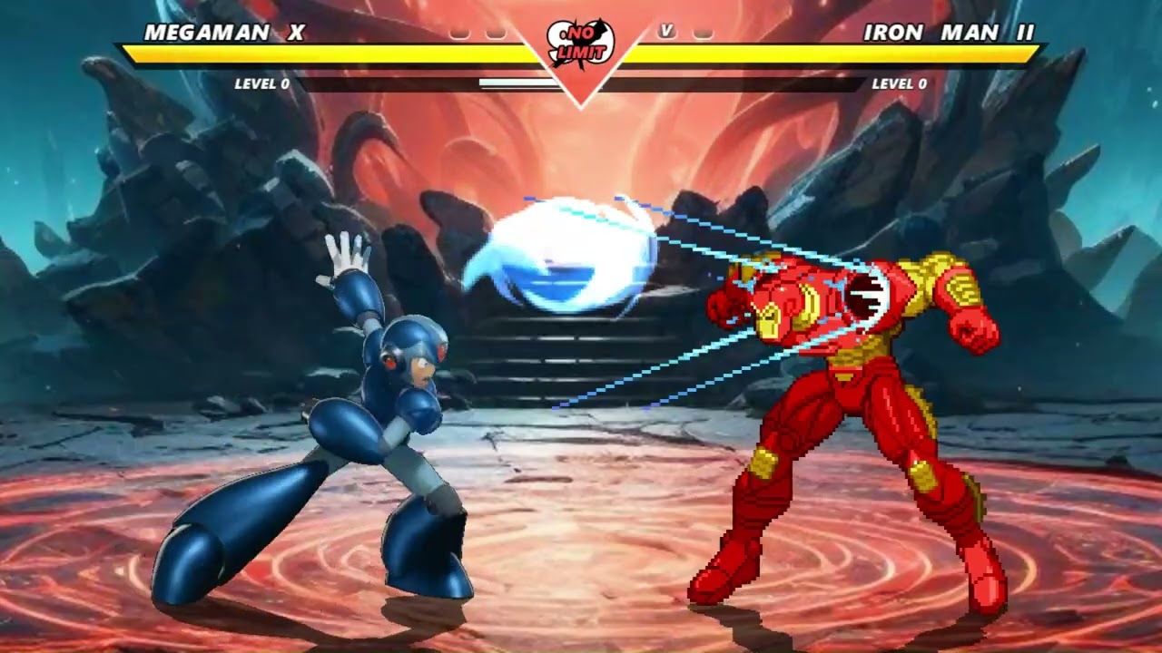 MEGAMAN vs IRONMAN  💥 EPIC MvC  BATTLE!!