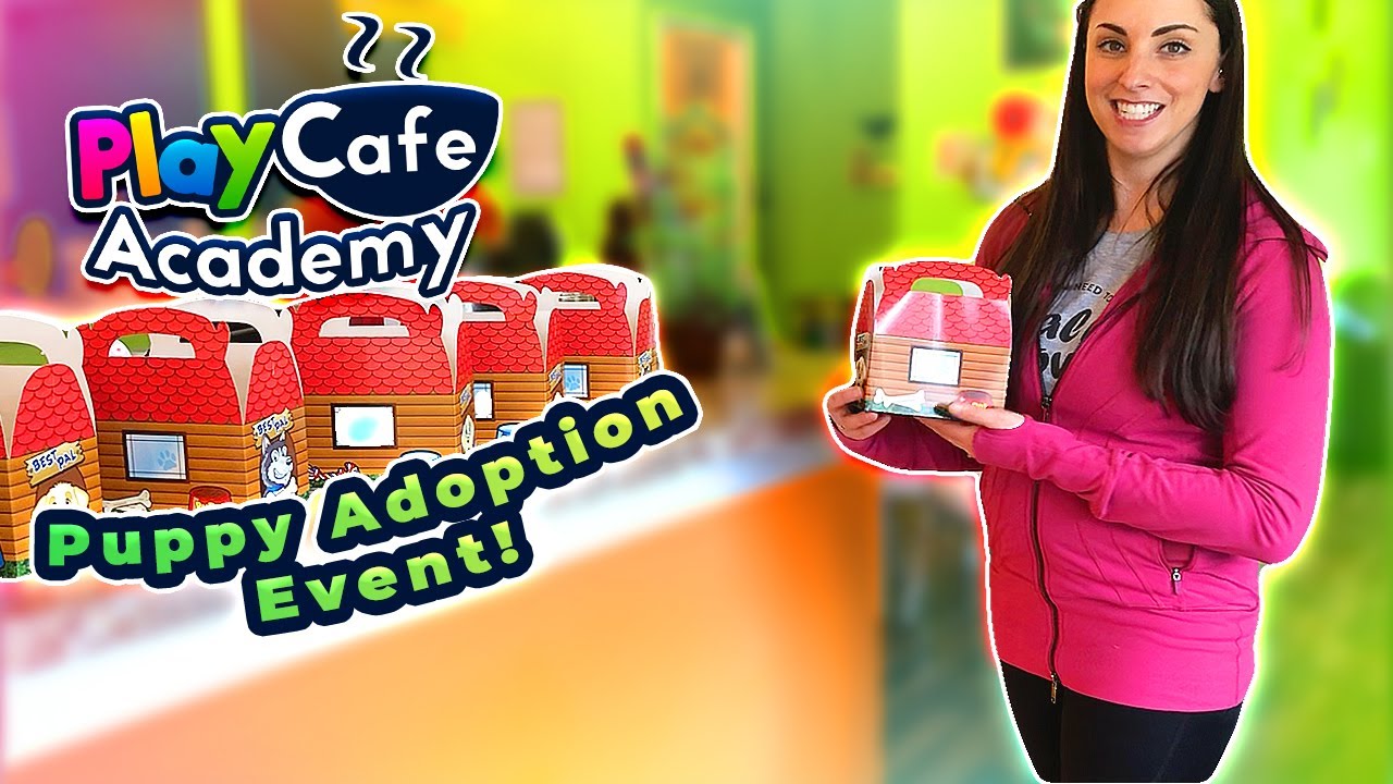 A Peek Inside Our Puppy Adoption Event at our Indoor Playground! Play Cafe Academy