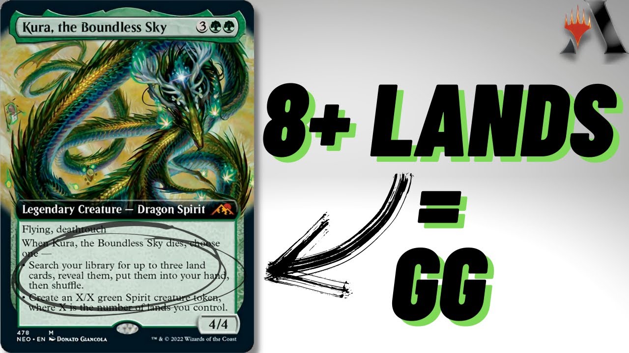 Lands Matter...ALOT. DUH | Kura, The Boundless Sky Historic Brawl Commander MTG Arena