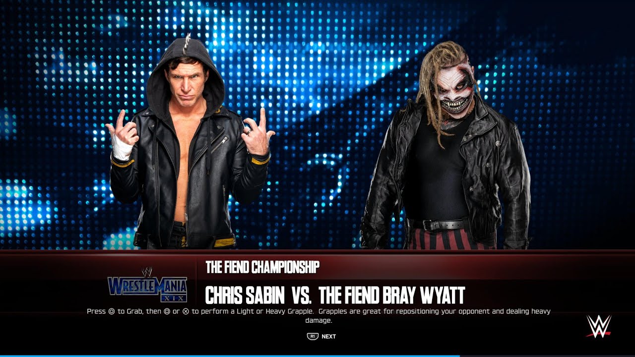 The Fiend👹Bray Wyatt vs Chris Sabin