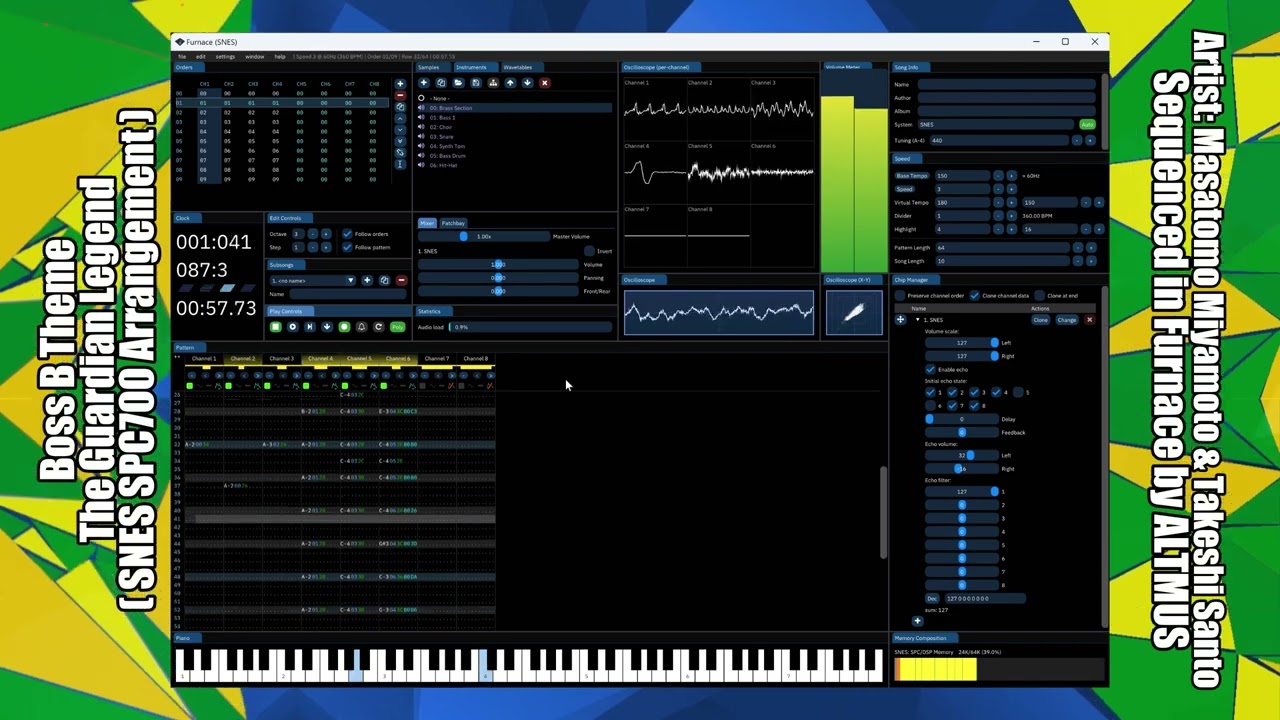 The Guardian Legend - Boss B Theme (SNES SPC700 Arrangement)