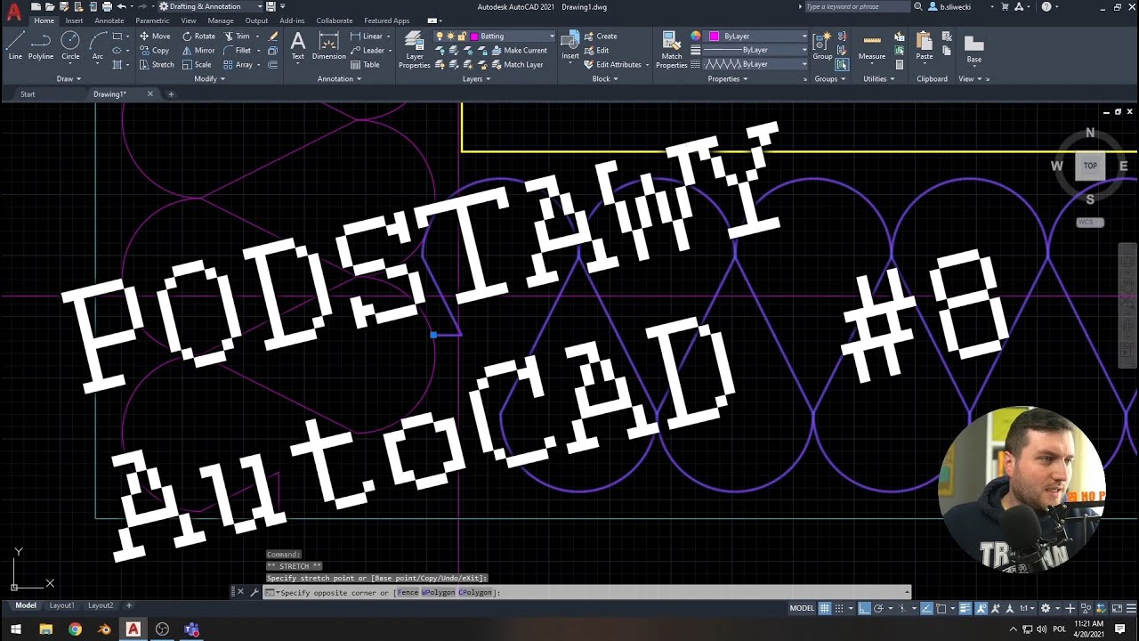 #No_Problem_O​ - AutoCAD 21 PODSTAWY - #8 - Izolacje Batting