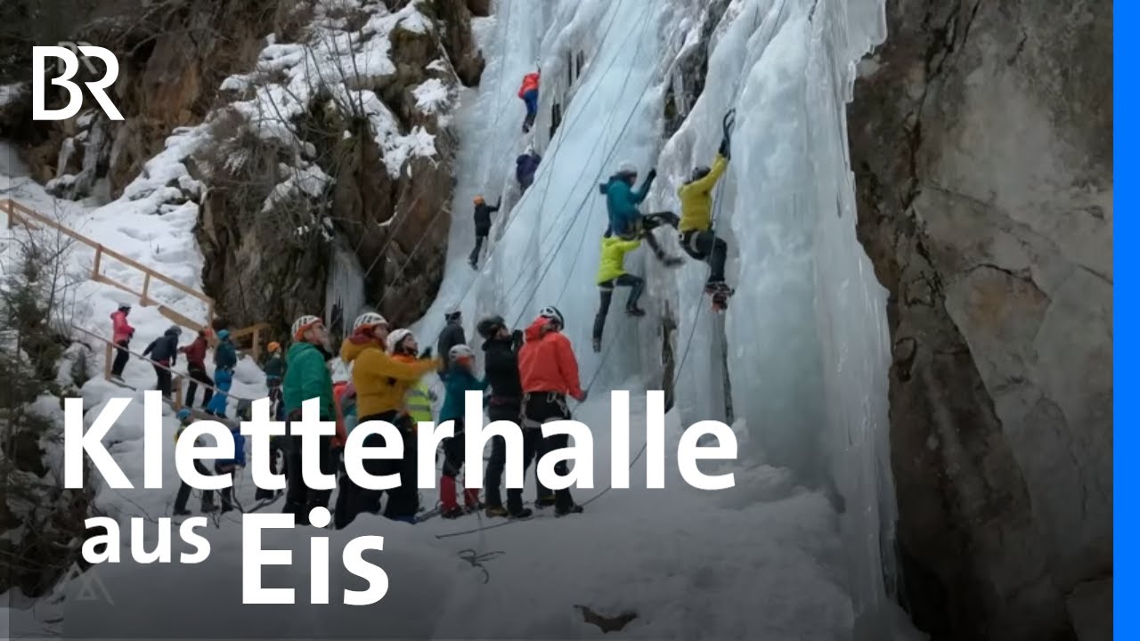 Eisklettern: Von der Taschachschlucht ins wilde Eis | Bergauf-Bergab | BR