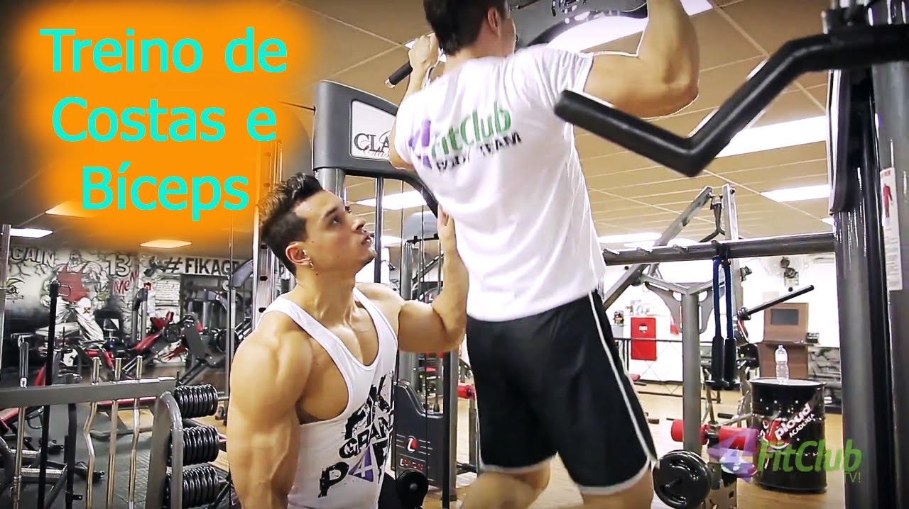 Treino de Costas e Bíceps Completo - FIKAGRANDEPORRA