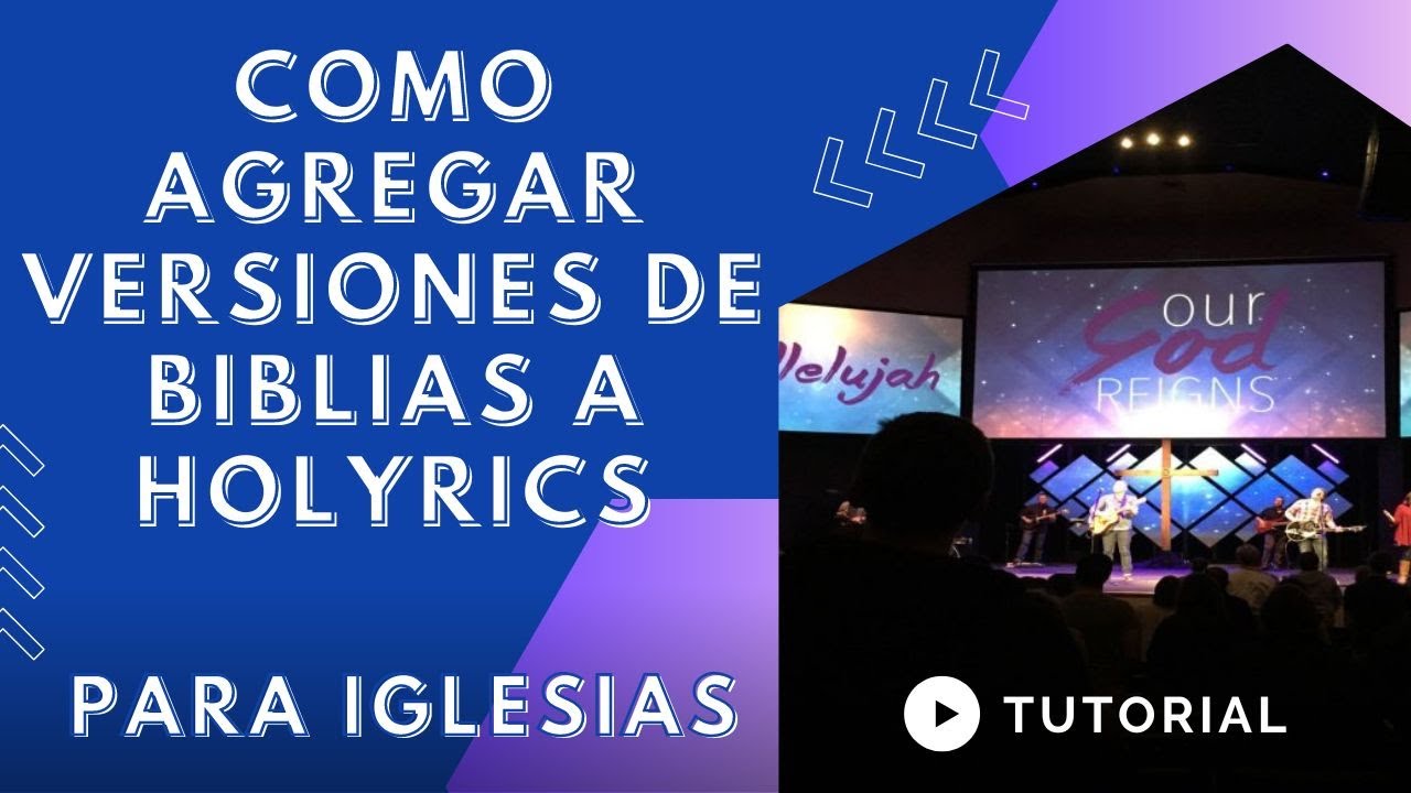 COMO AGREGAR VERSIONES DE BIBLIAS A HOLYRICS (TUTORIAL)