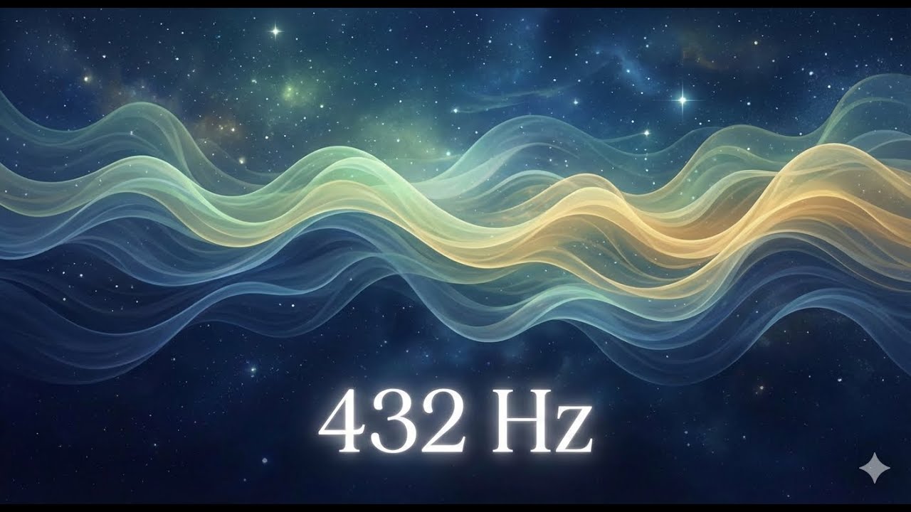 432 Hz Pure Sine Wave | Deep Cellular Resonance & Stress Reset - 1 Hour