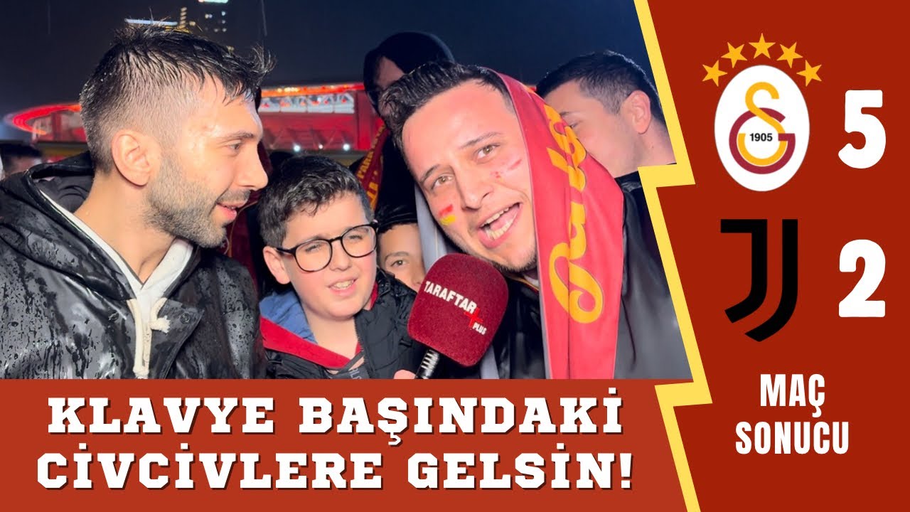 AVRUPA FATİHİ GALATASARAY! | Galatasaray 5-2 Juventus Maç Sonu Röportajı #galatasaray 