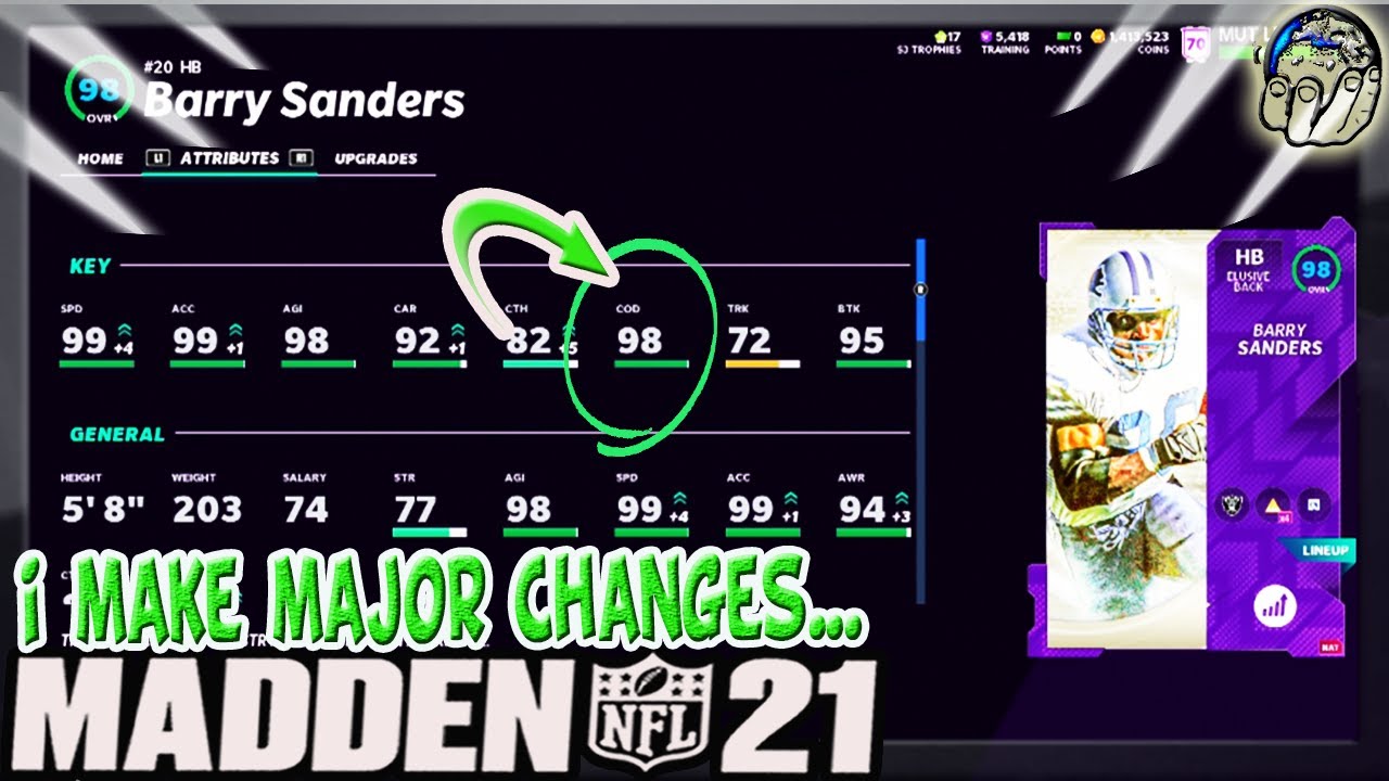 I Make Major Changes To My Madden 21 Ultimate Team! IDGAF! Madden 21 Tips & Tricks