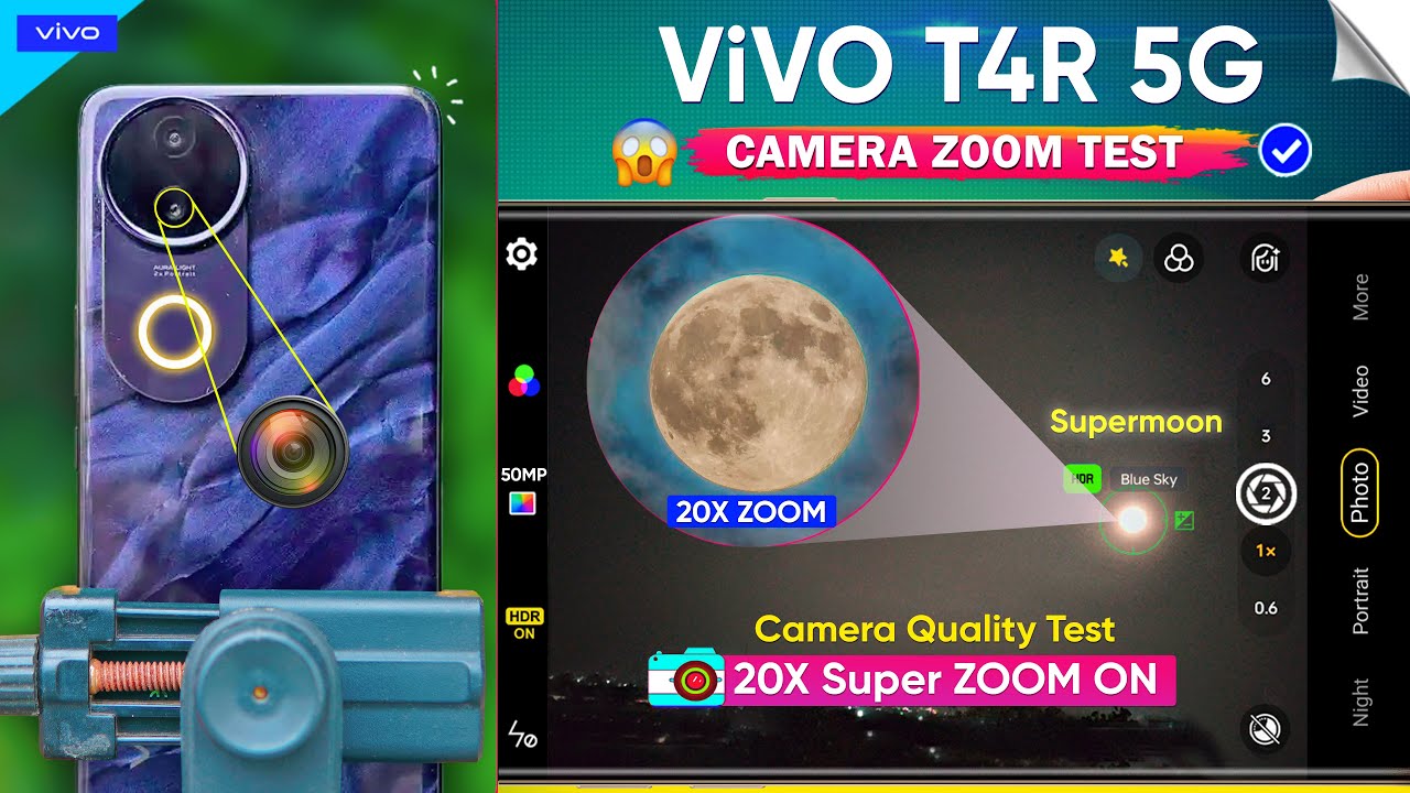 Vivo T4R 5g Camera Zoom Test | vivo 50MP Camera 4K Video Test | Vivo T4R 5g Camera Test