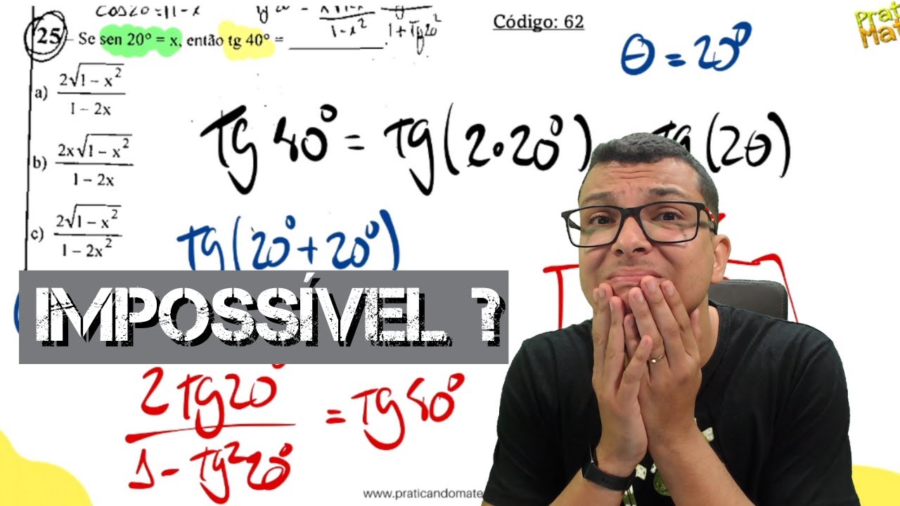 A QUESTÃO MAIS DIFÍCIL DA EEAR 2025.1 EM  MATEMÁTICA ! CONSEGUIU RESOLVER ?