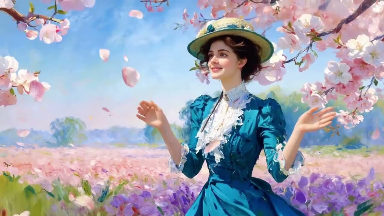 Monet's Romantic Impressionist Paintings & ASMR