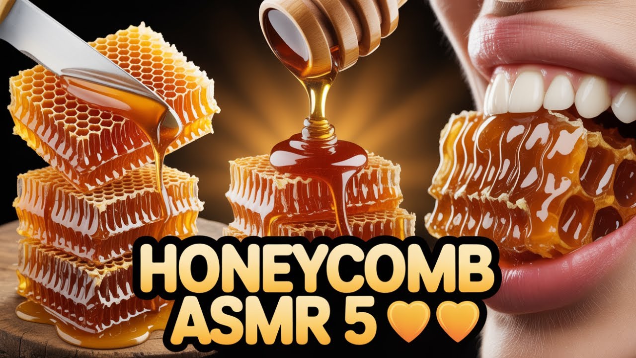 ULTIMATE Honeycomb Mix ASMR 🍯✨ | Extreme Cutting, Pouring & Mouth Sounds