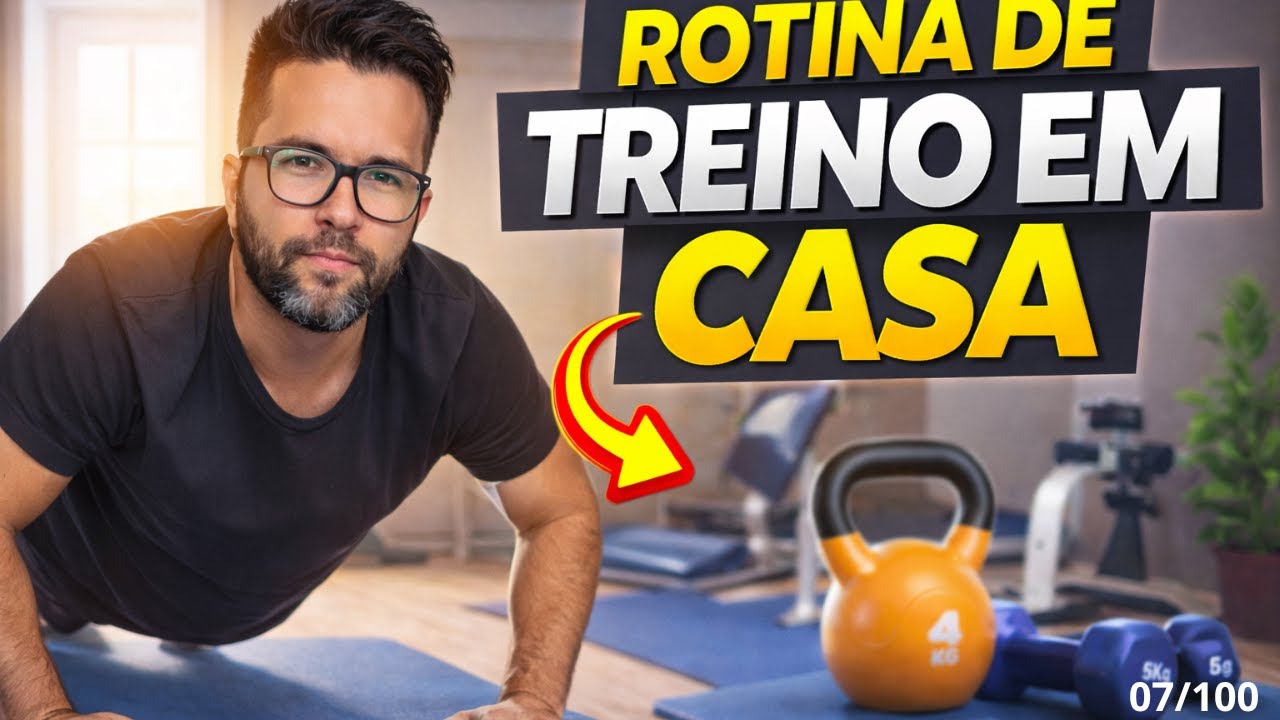 Minha rotina de treinos em casa
