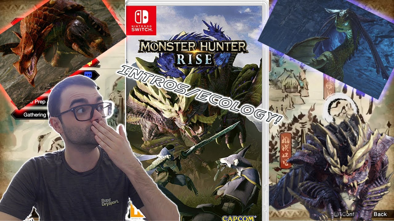 Monster Hunter Rise | Вступления и реакция на экологии | Часть 1! SomnaCanth — мой фаворит!