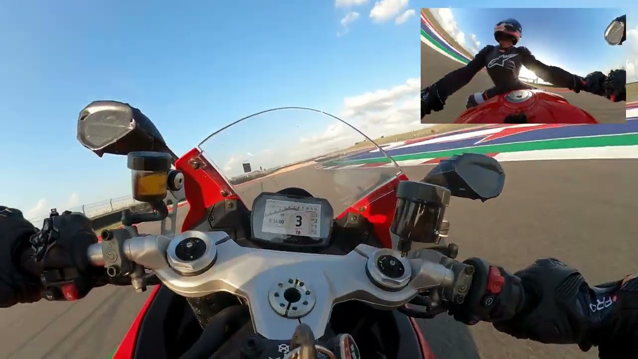 Ducati Panigale V2 2025. COTA R Camus 11-29-2025 Ride Smart Track Day