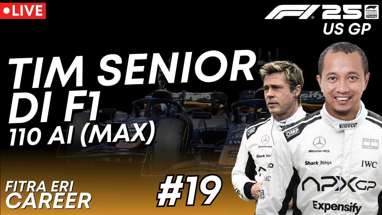 [APXGP] Tiktok OTW 10k! FITRA ERI F1 Career EP.19 COTA US GP | F1 25 Indonesia