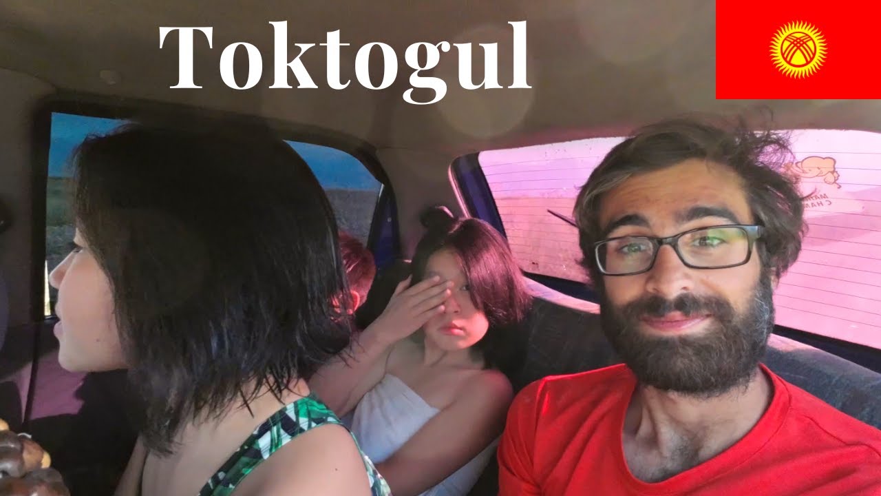 Toktogul reservoir and spending the day with a local family | Central Asia Vlog
