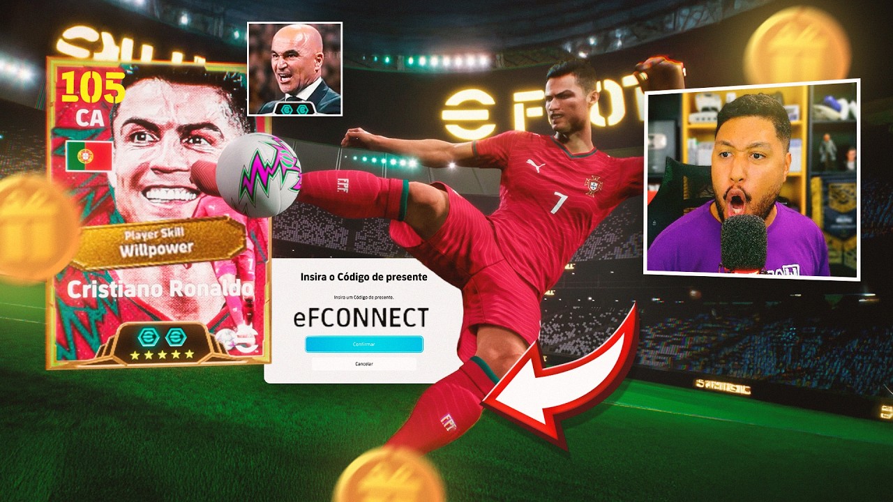 ATUALIZA&Ccedil;&Atilde;O da COPA DO MUNDO com CRISTIANO RONALDO &Eacute;PICO, T&Eacute;CNICO 90 e GIRO GR&Aacute;TIS - EFOOTBALL 2026