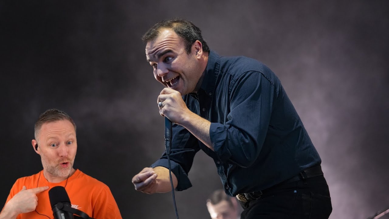 Limmy gets the opportunity to put a question to Samuel T. Herring of Future Islands