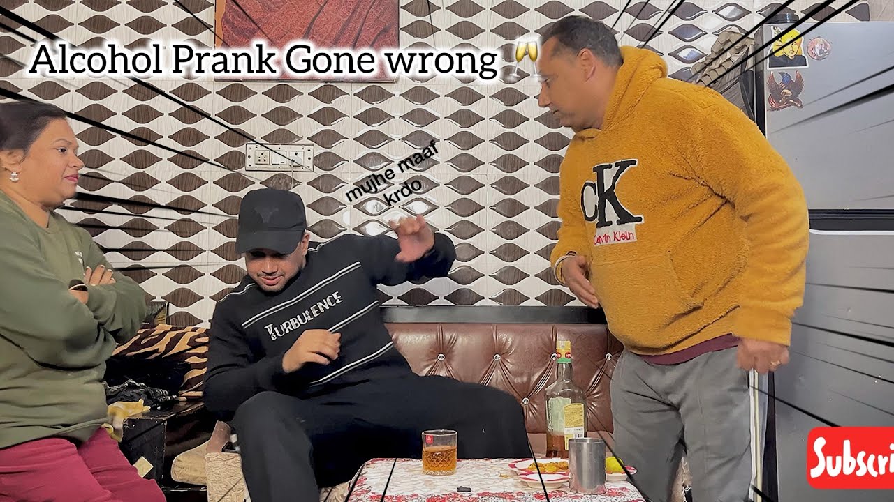 Drinking Alcohol prank on Dad🥂