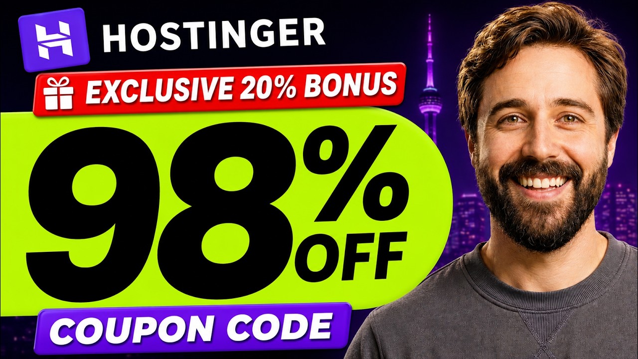 Промокод Hostinger 2026 | Купон Hostinger | Дополнительная скидка 20% на Hostinger