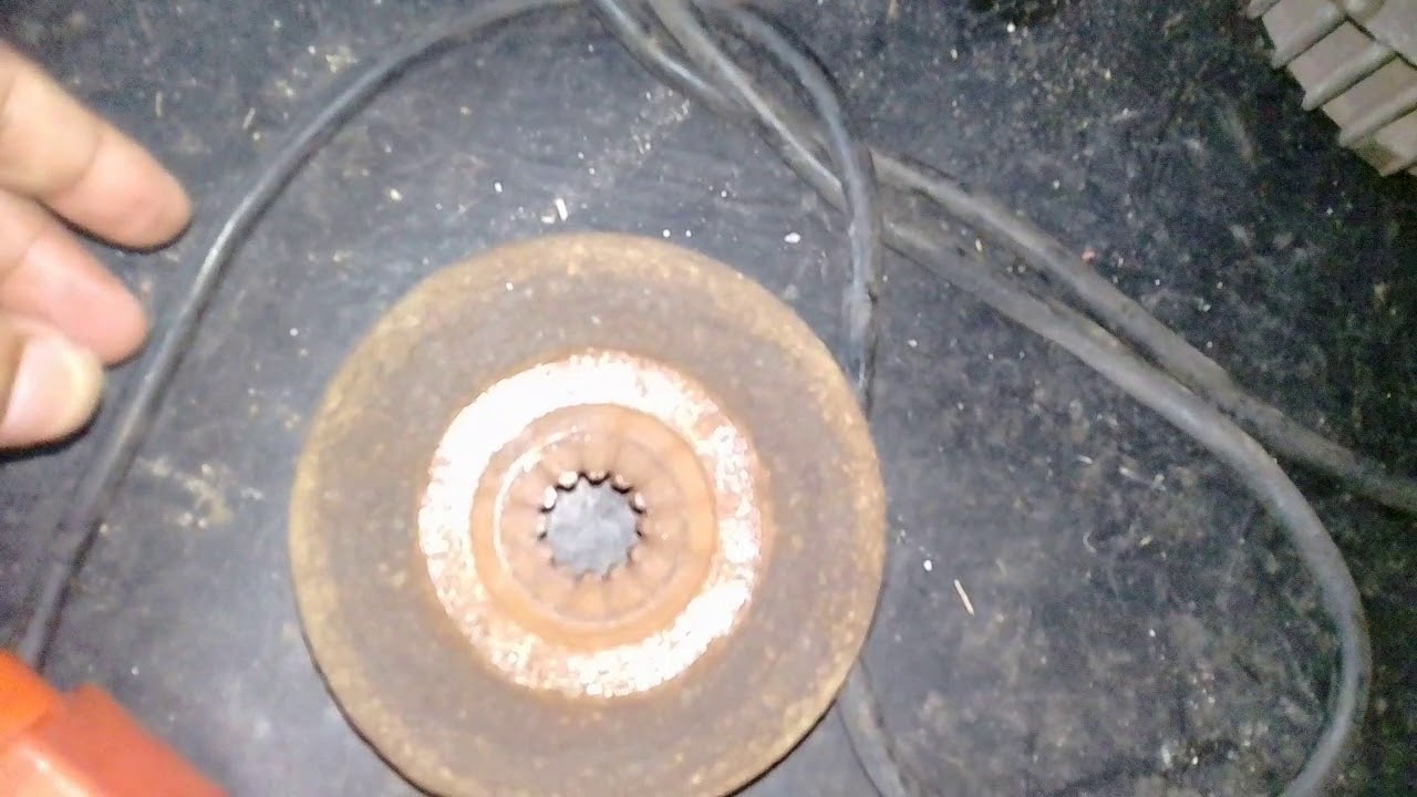 Electric Hoist Motor - Braking Clutch Side Removed