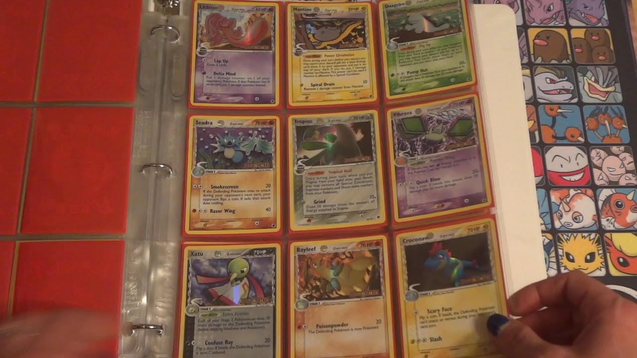 Pokemon Complete Master Set - Dragon Frontiers - Charizard & Mew Gold Stars!